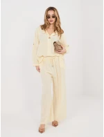 IT kalhoty SP 2873.02 světle žluté