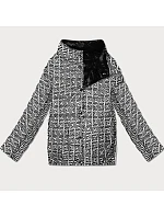 Lehce zateplená oboustranná bunda do boků Goodlookin black (P21-7213/7212-1)