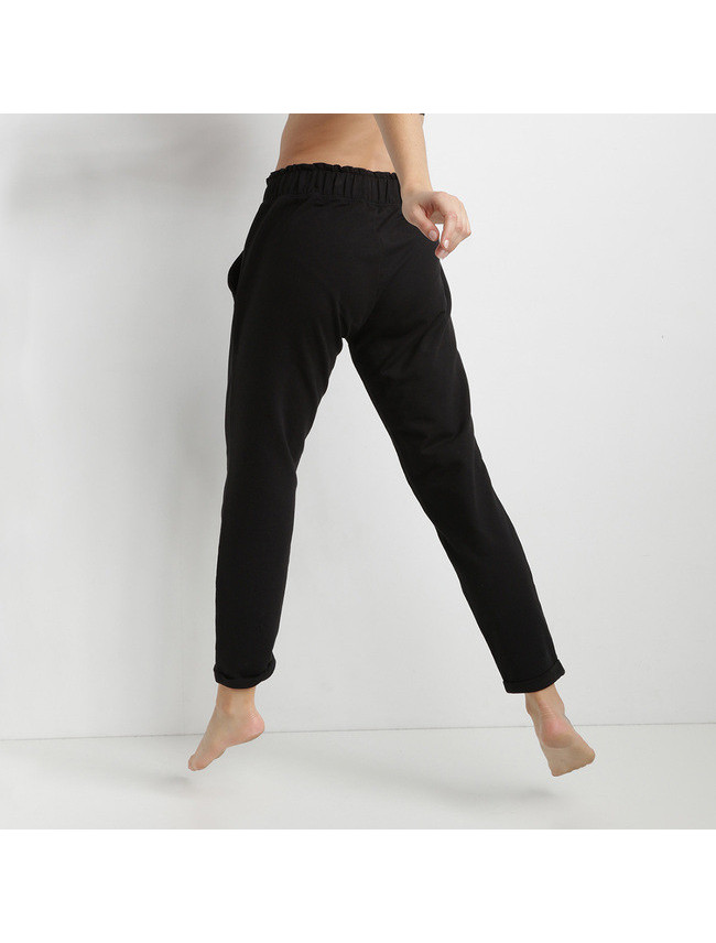 Pohodlné dámské kalhoty DIM COMFY JOGGING PANTS - DIM - černá