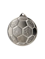 OCELOVÁ FOTBALOVÁ MEDAILE FI 50 MMC8850/S - STŘÍBRNÁ