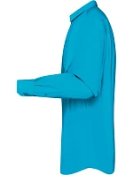 Daiber JN 678 Popelínová košile s dlouhým rukávem 02.0678 turquoise