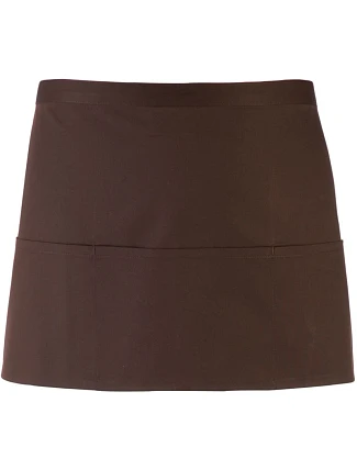 Premier PR 155 Krátká zástěra do pasu s kapsou "Colours" 39.0155 brown Premier PR 155 Krátká zástěra do pasu s kapsou "Colours" 39.0155 brown