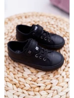 Dětské Kožené Tenisky BIG STAR EE374034 Černé