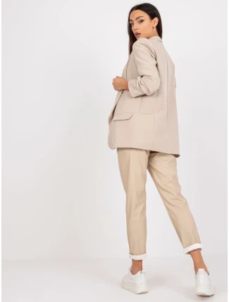 Dámská bunda DHJ MA 7684 světle béžová Dámská bunda DHJ MA 7684 světle béžová