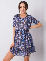 Šaty LK SK 507627.39 černá a modrá Šaty LK SK 507627.39 černá a modrá