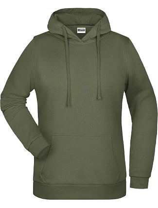 Daiber JN 795 Dámská mikina s kapucí 02.0795 olive Daiber JN 795 Dámská mikina s kapucí 02.0795 olive