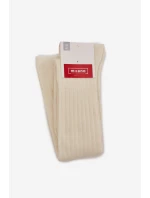 Merino vlna podkolenky Ecru
