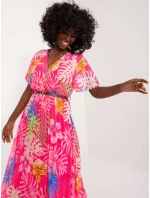 Šaty DHJ SK 13162 3.90 tmavě růžová