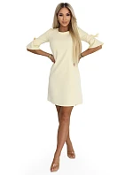 Dámské šaty 217-12 NEVA  pastelově žluté - Numoco