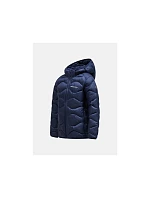 Dětská péřová bunda Peak Performance Jr Helium Down Hood Jacket, barva tmavě modrá