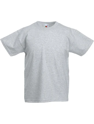 Fruit of the Loom Kids Original T Dětské tričko 16.1019 heather grey