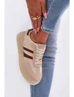 Dámské tenisky na platformě Béžové Galleria