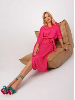 LK SK 509348 šaty.04 tmavě růžová LK SK 509348 šaty.04 tmavě růžová