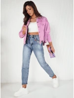 Dámské džínové kalhoty MOM modré FashionStreet UY1882