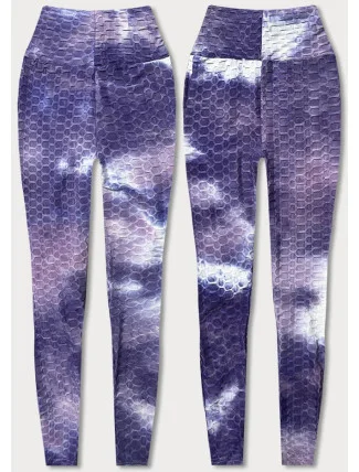Fialové legíny s motivem TIE DYE (YW88025) Fialové legíny s motivem TIE DYE (YW88025)