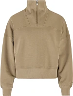 Craft Corporate Frequent Hz Sweatshirt W Dámská mikina s 1/4 zipem 81.6305 taupe Craft Corporate Frequent Hz Sweatshirt W Dámská mikina s 1/4 zipem 81.6305 taupe