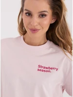 Tričko D12022AH02645V světle růžové Tričko D12022AH02645V světle růžové