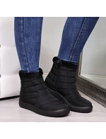 Nepromokavé sněhové boty na zip NEWS W EVE181A černé Nepromokavé sněhové boty na zip NEWS W EVE181A černé