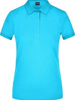Daiber JN 709 Dámské elastické piqué polo 02.0709 turquoise