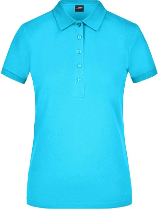 Daiber JN 709 Dámské elastické piqué polo 02.0709 turquoise Daiber JN 709 Dámské elastické piqué polo 02.0709 turquoise