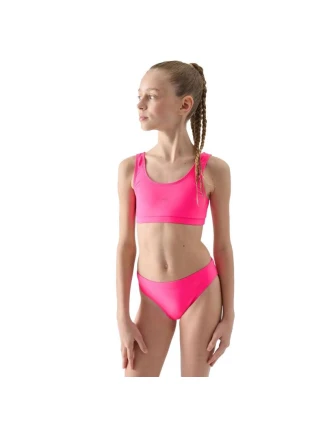 Dívčí dvoudílné plavky 4F JUNIOR 4FJWMM00UBKSF027-55N