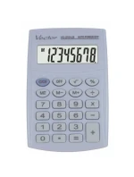 Kapesní kalkulačka Vector Kector KAV VC-210 LB, 8místná, 64x98,5mm, světle modrá