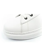 Karl Lagerfeld pánské tenisky Kapri z přírodní kůže bílé