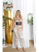 Sexy kombinéza 18549 se šněrováním - Koucla