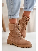 Dámské kotníkové boty QT86 Taupe hnědá - Seastar Dámské kotníkové boty QT86 Taupe hnědá - Seastar