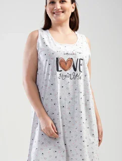 Dámská noční košile na ramínka Love