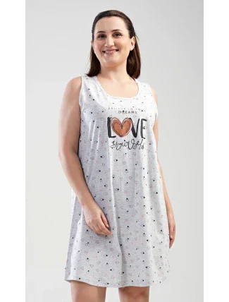Dámská noční košile na ramínka Love Dámská noční košile na ramínka Love