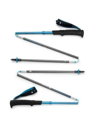 Trekingové hole Diamond Black Distance Carbon Z 125cm - Desert Sky