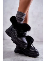 Teplé boty Trappers Černá Charles Teplé boty Trappers Černá Charles