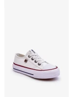 Dětské plátěné tenisky Big Star - bílé