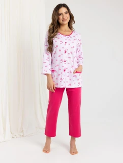 Pyžamo Regina 723 7/8 M-XL Z25/26 dámské rozepínací