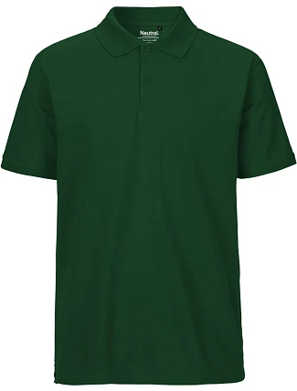 Neutral O 20080 Pánské piqué polo z bio bavlny 77.2080 bottle green Neutral O 20080 Pánské piqué polo z bio bavlny 77.2080 bottle green