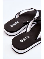 Dámské žabky na platformě Big Star LL274781 Černá