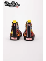 Tenisky Pol'and'Rock Festival X Big Star SS174501 Černo-Červené