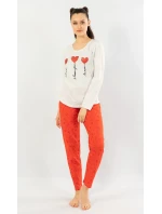 Dámské pyžamo dlouhé I love you