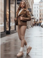 Dámská semišová bunda SOFTSTILL s velbloudí ovčí kůží FashionStreet TY4747z