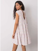 Šaty D50051Z30268 bílá růžová