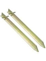 Ocelové stanové kolíky High Peak T-Peg 2 ks 42211 Ocelové stanové kolíky High Peak T-Peg 2 ks 42211