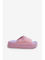 Dámské módní pantofle Big Star LL274A157 Světle růžové