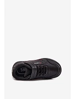 Dětské boty Sneakers na suchý zip LOTTO NANDU 2600310K Černé
