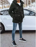 Pánská zimní zelená bunda FashionStreet TX4280