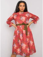 Šaty LK SK 507267.28 vínové