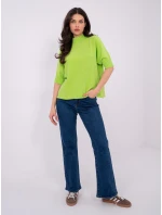 Jumper MI SW 0512.77 limetkově zelený Jumper MI SW 0512.77 limetkově zelený