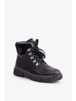 Dámské Zateplené Kotníkové Boty Traperky Na Zip Černé Mevanisa Dámské Zateplené Kotníkové Boty Traperky Na Zip Černé Mevanisa