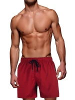 FashionStreet pánské vínové šortky SX2536 FashionStreet pánské vínové šortky SX2536