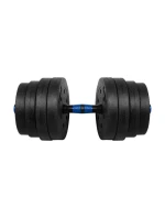 Nastavitelné bitumenové činky s konektorem 2x15 kg REBEL ACTIVE